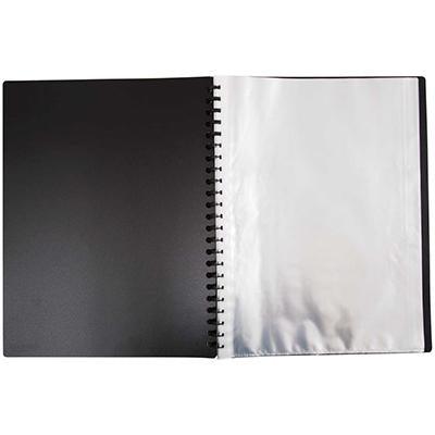 Marbig Display Book Refillable 40 Pocket A4 Black 2007402 - SuperOffice