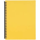 Marbig Display Book Refillable 40 Pocket A4 Yellow 2007405 - SuperOffice