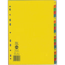 Marbig Divider Manilla 20-Tab A4 Bright Assorted 37170F - SuperOffice