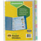 Marbig Divider Pocket Pp 10-Tab A4 Assorted 35081 - SuperOffice
