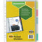 Marbig Divider Pocket Pp 5-Tab A4 Assorted 35080 - SuperOffice