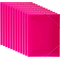 Marbig Document File Wallet Folder Elastic Strap A4 Pink 12 Pack 2095109 (12 Pack) - SuperOffice