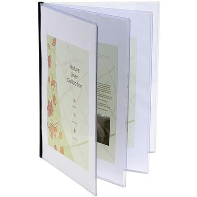 Marbig Document Protector Pvc 4 Pockets A4 Clear 90079 - SuperOffice