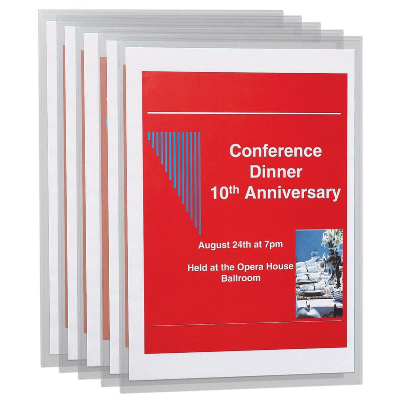 Marbig Document Protector Pvc A3 Wall Mountable Pack 5 (5 Pack) 90083 - SuperOffice