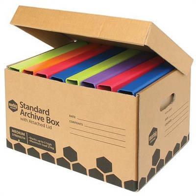 Marbig Enviro Archive Box Attached Lid 420 X 315 X 260Mm 80022E - SuperOffice