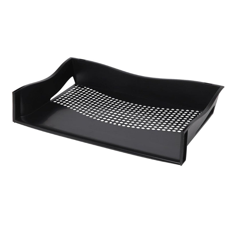 Marbig Enviro Document Tray Landscape A4 Black 5 Pack 86360 (5 Pack) - SuperOffice