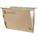 Marbig Enviro Kraft Suspension Files Pack 10 Foolscap Tabs Inserts Included 81000 (Pack 10) - SuperOffice