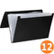 Marbig Expanding File PP 12 Pocket Section Foolscap Black Filing Pack 12 9006502 (12 Pack) - SuperOffice
