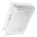 Marbig Expanding Suspension Files Foolscap 3 Pocket Pack 25 Clear 8101204 (Pack 25) Clear - SuperOffice