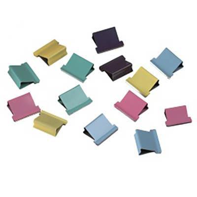 Marbig Fast Clip Refills Large Coloured Pack 25 87098 - SuperOffice