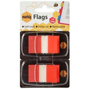 Marbig Flags Pop-Up 50 Flags 25 X 44Mm Red Pack 2 1813503 - SuperOffice