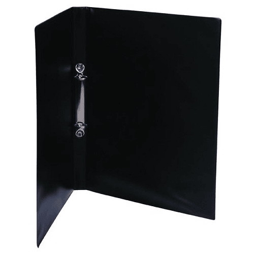 Marbig Flexibinder 2 Ring Binder Folder 20mm A4 Black 013949BLK (18 Pack) - SuperOffice