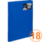 Marbig Flexibinder 2 Ring Folder 20mm A4 Royal Blue 18 Pack 013949ROY (18 Pack) - SuperOffice
