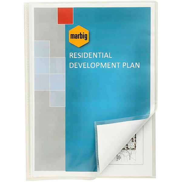 Marbig Flic File With Insert Cover 10 Pocket A3 22015 - SuperOffice