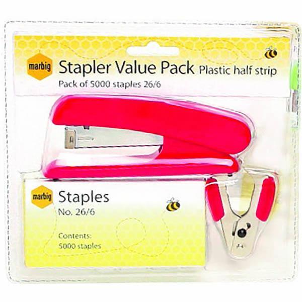 Marbig Half Strip Stapler Assorted Value Pack 9014999 - SuperOffice