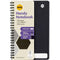 Marbig Handy Notebook 200 Page 200 X 127Mm Black 17183F - SuperOffice