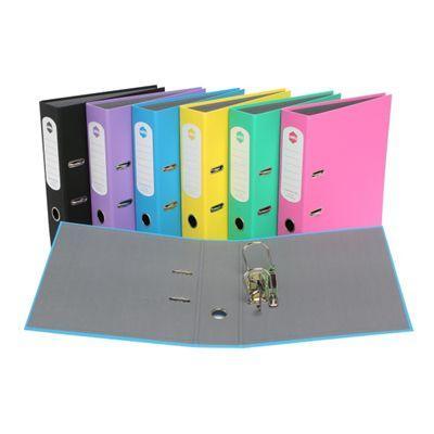 Marbig Hi-Lites Lever Arch File 70Mm A4 Pink 6602009 - SuperOffice