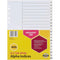Marbig Index Divider Pp A-Z Tab A4 White 35051 - SuperOffice