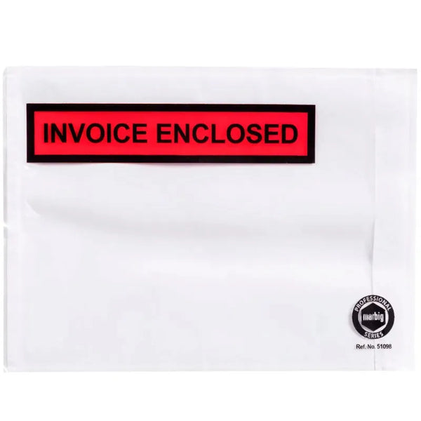 Marbig Invoice Enclosed Packing Envelope White 175x125mm Box 1000 51098 - SuperOffice