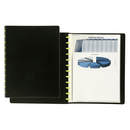 Marbig Kwik Zip Display Book Refillable A4 Black 2020002 - SuperOffice