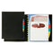 Marbig Kwik Zip Display Book Refillable With Dividers A4 Black 2020202 - SuperOffice