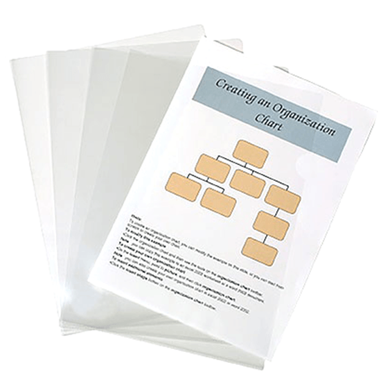 Marbig Letter File A4 Clear Pack 10 2004912 (Pack 10) - SuperOffice