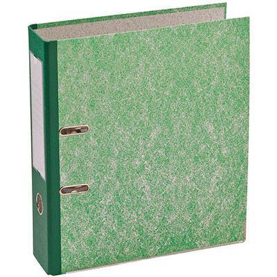 Marbig Lever Arch File A4 Green Mottle 6416004 - SuperOffice