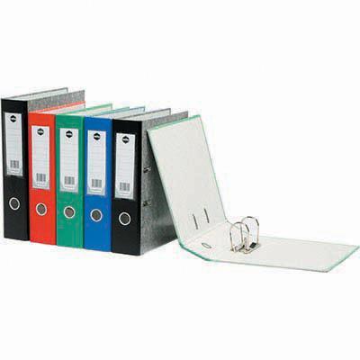 Marbig Lever Arch File A4 Red Mottle 6416003 - SuperOffice