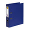 Marbig Lever Arch File Folder Foolscap 75mm Blue 10 Pack 6502601 (10 Pack) - SuperOffice