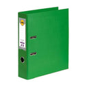 Marbig Lever Arch File Folder Foolscap 75mm Green 10 Pack 6502604 (10 Pack) - SuperOffice
