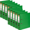 Marbig Linen Lever Arch File Folder PE A4 75mm Green Box 10 6601004 (Box 10) - SuperOffice