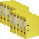 Marbig Linen Lever Arch File Folder PE A4 75mm Lemon Yellow Box 10 6601005 (Box 10) - SuperOffice