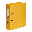 Marbig Linen Lever Arch File Folder PE A4 75mm Yellow Box 10 6601030 (Box 10) - SuperOffice
