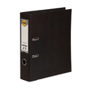 Marbig Linen Lever Arch File PE A4 75mm Black Box 10 6601002 - SuperOffice