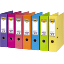 Marbig Linen Lever Arch File PE A4 Assorted Colours 75mm Box 10 6601099 (Box 10) - SuperOffice