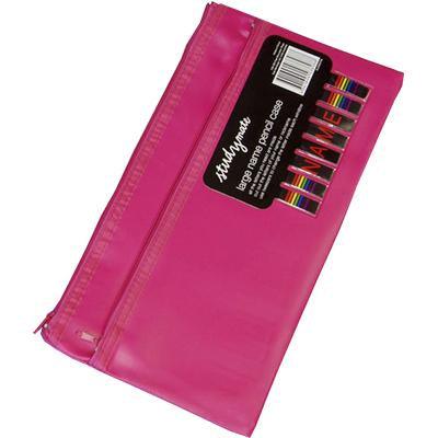 Marbig Name Pencil Case Large 2 Pocket 325 X 180Mm Assorted Colour 9743999 - SuperOffice