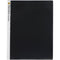 Marbig Non-Refilable Display Book Clear Cover 20 Pocket A4 Black 2003712 - SuperOffice