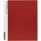 Marbig Non-Refilable Display Book Clear Cover 20 Pocket A4 Red 2003703 - SuperOffice