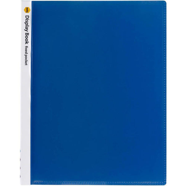 Marbig Non-Refillable Display Book With Cover A4 Blue 2003601 - SuperOffice
