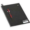 Marbig Notebook Wiro Bound A4 60 Leaf Black 17187F - SuperOffice