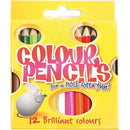 Marbig Pencils Coloured 3.5 Inch Wallet 12 975685 - SuperOffice