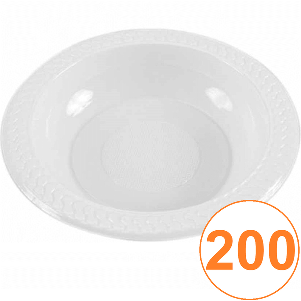 Marbig Plastic Bowl 180mm Pack 200 733030 (200 Bowls) - SuperOffice