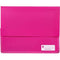Marbig Polypick Document Wallet Heavy Duty A4 Pink Pack 5 2011509 (5 Pack) - SuperOffice