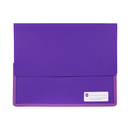Marbig Polypick Document Wallet Heavy Duty A4 Purple Pack 5 2011519 (5 Pack) - SuperOffice