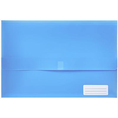 Marbig Polypick Wallet Foolscap Blue 2011001 - SuperOffice