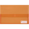 Marbig Polypick Wallet Foolscap Translucent Orange 2310006 - SuperOffice
