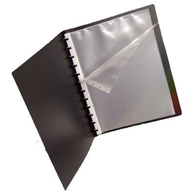 Marbig Pro Series Display Book Refillable A4 Black 2002702 - SuperOffice