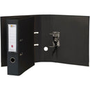 Marbig Professional Quickfile Lever Arch File Foolscap Black 6506002 (1 Folder) - SuperOffice