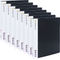 Marbig Punchless File Folder A4 Black Pack 8 2009002 (8 Pack) - SuperOffice