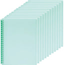 Marbig Refillable Display Book Insert Cover A4 20 Pocket Pastel Green 12 Pack 2008604 (Pack 12) - SuperOffice